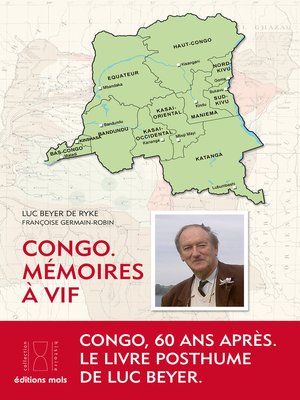 cover image of Congo. Mémoires à vif
